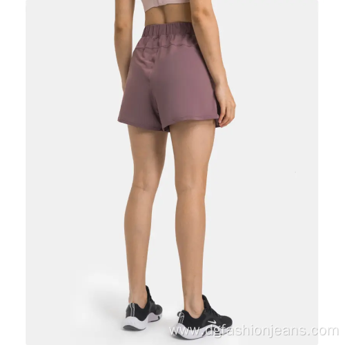 Polyester Mesh Inner Lining Shorts Women